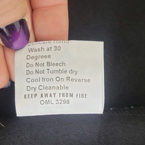 Oh My Love Kimono Black Fringe Size Small Cowgirl Western Boho Rock Goth Kimono - Picture 10 of 11